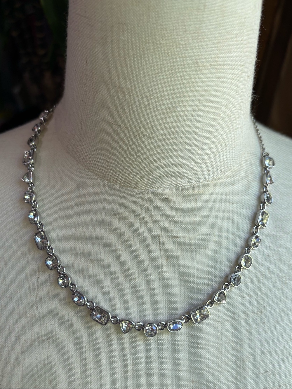 J. Crew Crystal Station Necklace - Picture 2 of 5